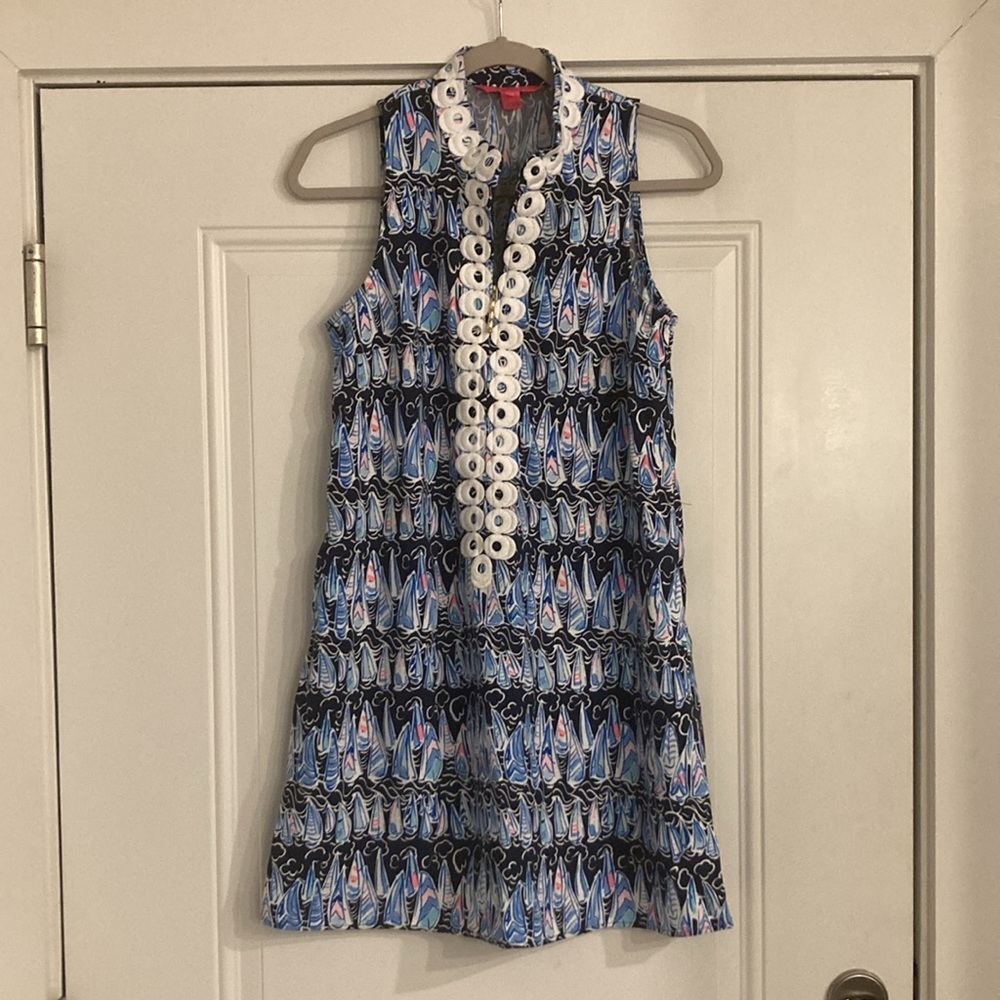 Lilly Pulitzer Carlotta Pier Pressure Shift Style Dress Size 2